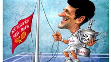 Biếm họa về "độc cô cầu bại" Djokovic